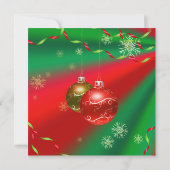 Merry Holiday Party Einladung (Rückseite)