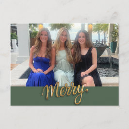 Merry Holiday Postcard Feiertagspostkarte