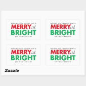 Merry Holiday Sticker (Blatt)