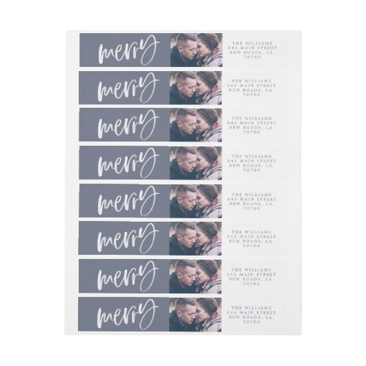 Merry Holiday Wrap Envelope Labels (Bogen)