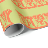 Merry Holiday Wrapping Paper Geschenkpapier (Rolleneckpunkt)