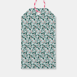 Merry Holly Days Geschenkanhänger