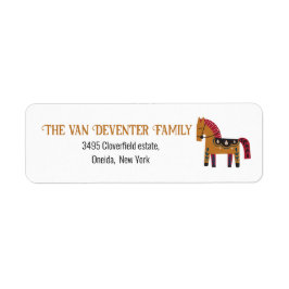 Merry Horse Return Address Label