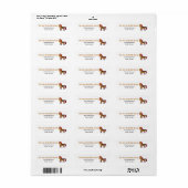 Merry Horse Return Address Label (Vorne)
