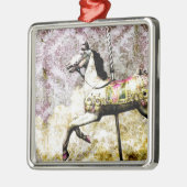 Merry Horse Silbernes Ornament (Links)