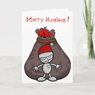 Merry HumBug Weihnachtskarte Feiertagskarte