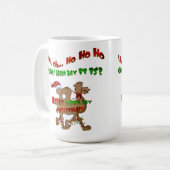 Merry Hump Day Camel Christmas HO HO HO Kaffeetasse (Vorderseite Links)