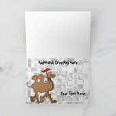 Merry Hump Day Christmas Camel Woot Woot Woot Feiertagskarte (Innenseite)