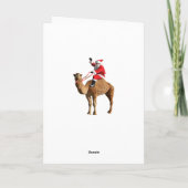 Merry Humpins Weihnachtsgrüßkarte Feiertagskarte (Rückseite)