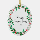 Merry Impeachmas 2019: Trump-Gedenken Keramik Ornament (Rechts)