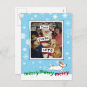 Merry Jack Russell | Niedlicher Hund Weihnachten I (Vorne/Hinten)