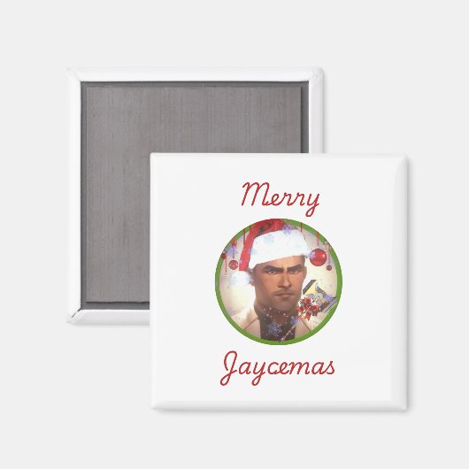 Merry Jaycemas Magnet (Vorderseite/Rückseite)