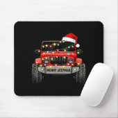 Merry Jeepmas Christmas Xmas Santa Reindeer Men Bo Mousepad (Mit Mouse)