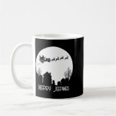Merry Jeepmas Santa Christmas Reindeer Funny Pajam Kaffeetasse (Links)