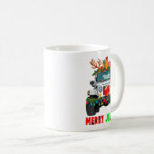 Merry Jeepmas Ugly Light Reindeer Christmas  Kaffeetasse (VorderseiteRechts)