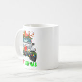 Merry Jeepmas Ugly Light Reindeer Christmas  Kaffeetasse (Vorderseite Links)