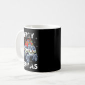 Merry Jeepmas Ugly Light Reindeer Christmas  Kaffeetasse (Vorderseite Links)