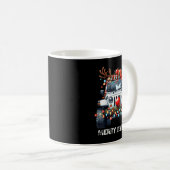 Merry Jeepmas Ugly Light Reindeer Christmas Kaffeetasse