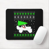 Merry Jeepmas Weihnachtsbaum Santa Funny Ugly Swea Mousepad (Mit Mouse)