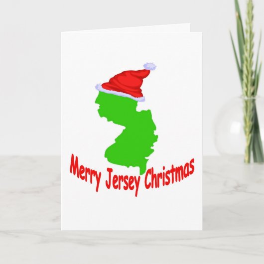 Merry Jersey Christmas Card Feiertagskarte (Vorderseite)