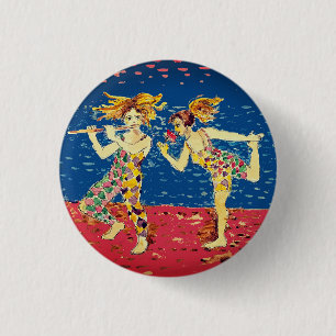 Merry Jesters Button
