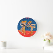 Merry Jesters Runde Wanduhr (Zuhause)