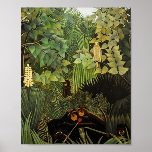 Merry Jesters von Henri Rousseau Poster (Vorne)