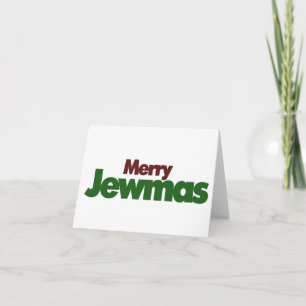 Merry Jewmas Feiertagskarte