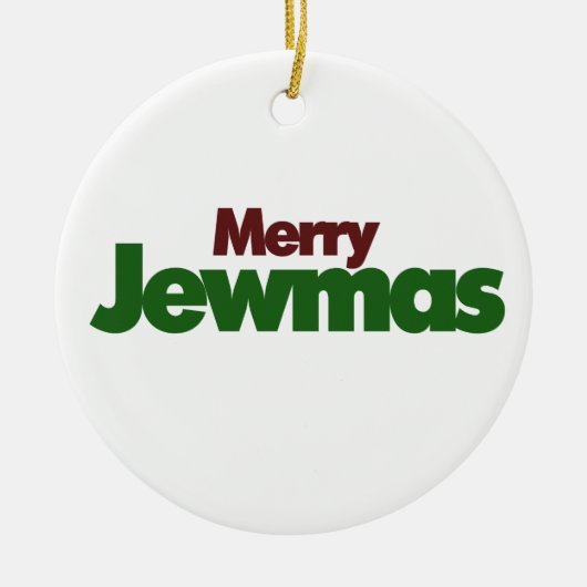 Merry Jewmas Keramikornament (Vorne)