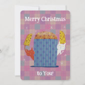 Merry Jolly Panettone! Feiertagskarte (Vorderseite)