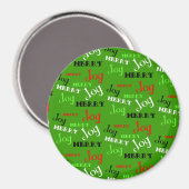 Merry Joy Magnet (Vorderseite/Rückseite)