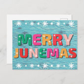 Merry Junemas Postcard Postkarte (Vorne/Hinten)