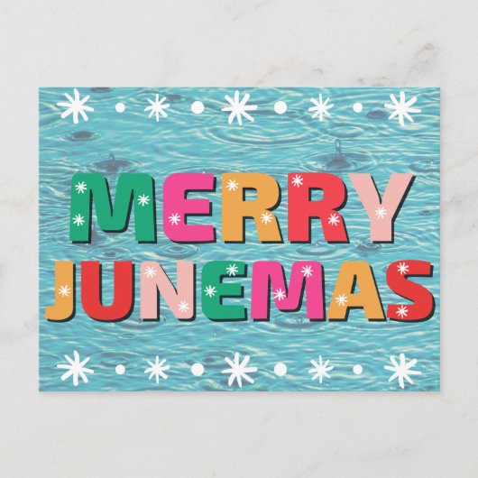 Merry Junemas Postcard Postkarte (Vorderseite)