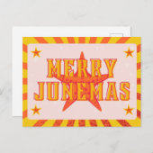 Merry Junemas Postcard Postkarte (Vorne/Hinten)