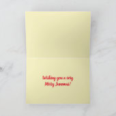Merry Junemas Santa Card Karte (Innenseite)