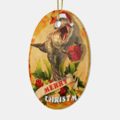 Merry Jurassic Christmas (I) Keramik Ornament (Links)