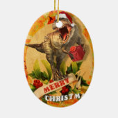 Merry Jurassic Christmas (I) Keramik Ornament (Hinten)