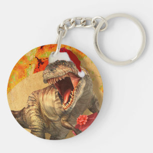 Merry Jurassic Christmas (I) Schlüsselanhänger