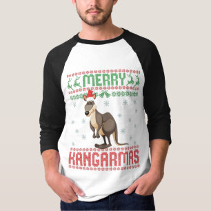 Merry Kangarmas Funny Ugly Christmas Sweater Kanga T-Shirt