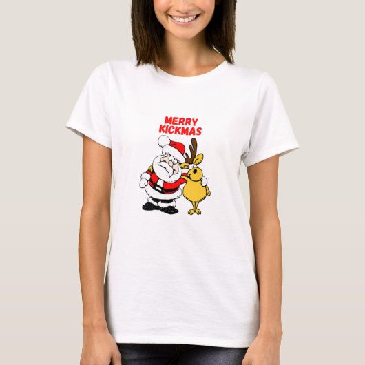 Merry Kickmas T-Shirt (Vorderseite)