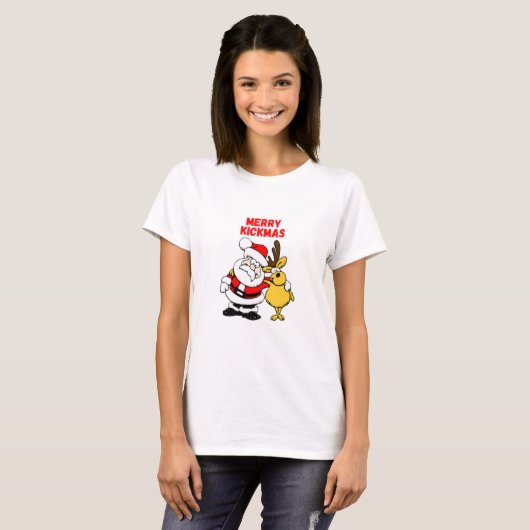 Merry Kickmas T-Shirt (Vorne ganz)