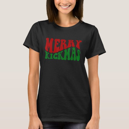Merry Kickmas Ugly Christmas Karate Taekwondo Mart T-Shirt (Vorderseite)