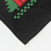 Merry Kickmas Weihnachts Fußball Ball Ugly Youth S Fleecedecke (Ecke)