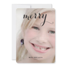 Merry Kids Christmas Picture Modern Holiday Foto