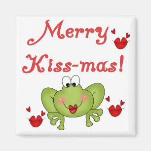 Merry Kiss-Mas Tshirts und Geschenke Magnet