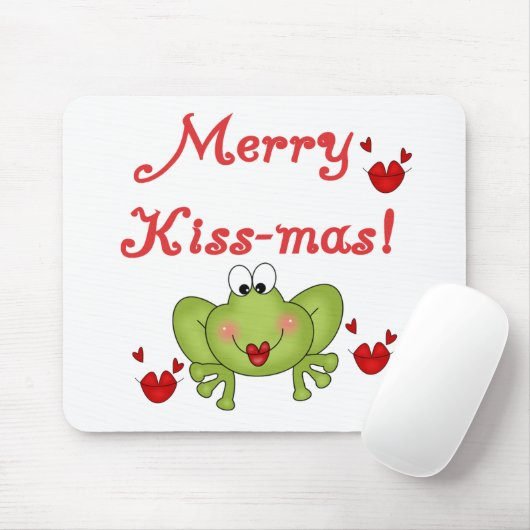 Merry Kiss-Mas Tshirts und Geschenke Mousepad (Mit Mouse)