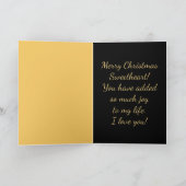 Merry Kisses Christmas Feiertagskarte (Innenseite)