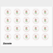 Merry Kisses Personalisiert Holiday Stickers (Blatt)