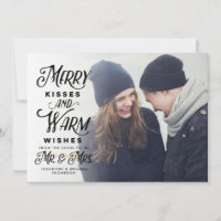 Merry Kisses und Warm wünscht Frau Holiday