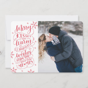 Merry Kisses Warm wünscht Save the Date Foto